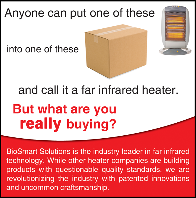 BioSmart is the best infrared heater brand